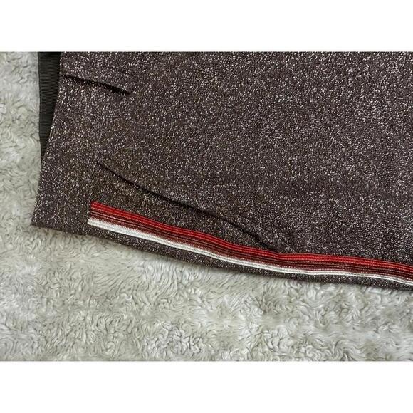 Scotch & Soda gold metallic Lurex tailored pants Size XS - Picture 3 of 9